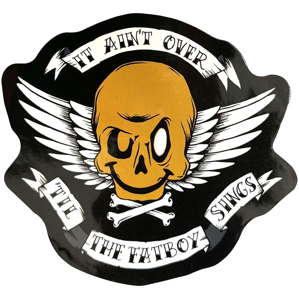 Fatboy Slim - Skull Sticker - Black/Multicolours